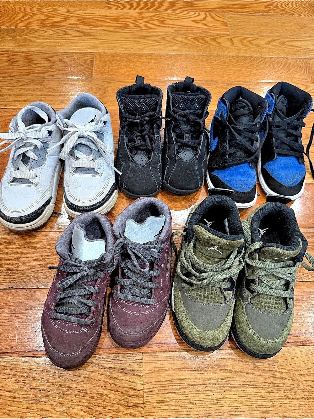 Jordan High Top Sneakers bundle of 5 pairs